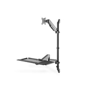 DIGITUS - Halterung für Audio-/Videosysteme Steh-/ Sitz-Arbeitsplatz DA-90372 sw