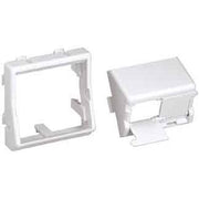Panduit - Einsatz/Abdeckung für Kommunikationstechnik Faceplate Kit CFPFS2AW − 10 Stück