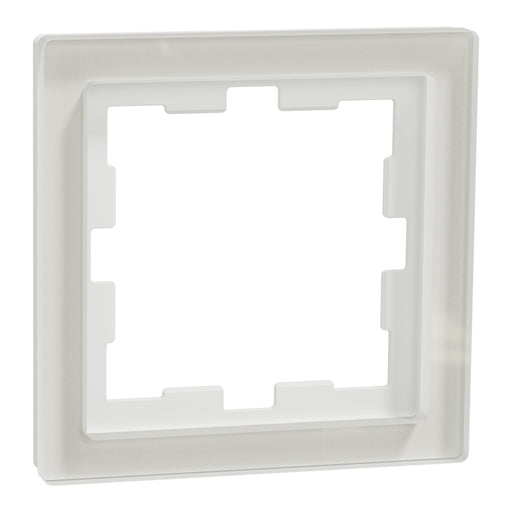 Merten - Abdeckrahmen Rahmen 1f.kristallws MEG4010-6520 D-Life Glas
