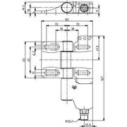 Bernstein - Scharnierschalter Schaltscharnier SHS3-U15Z-SA-R