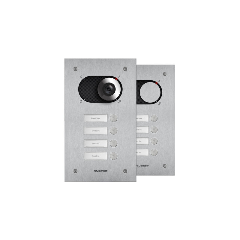 Comelit - Türstation für Türkommunikation Frontplatte Switch IX0104 4 Teiln. 1-reih. V4A