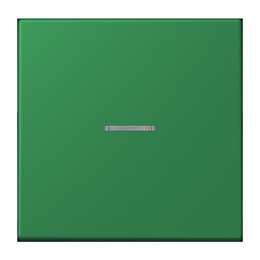 Jung - Abdeckung/Bedienelement für Installationsschalterprogramme Wippe 1fach m. Lichtleiter LC 990 KO5 219 vert fonce (32050)