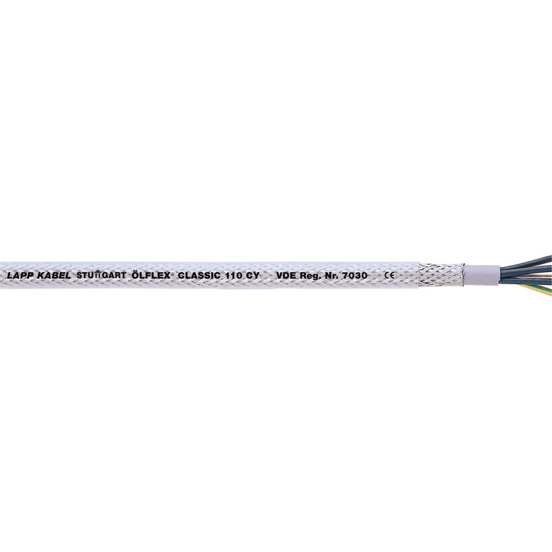 Lapp Kabel&Leitung - Energiekabel < 1 kV, für ortsveränderlichen Einsatz ÖLFLEX CLASSIC 110 CY 1135018/50 18G0,5 − 50 Meter