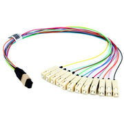 Telegärtner - Patchkabel LWL Aufteilader OS2 100011204 MPO/MTP APC12xLC/APC
