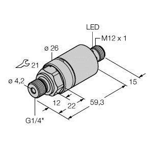 Turck - Druckschalter Drucksensor PC010V-204 #6833753 − 1 Stück