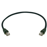 Telegärtner - Patchkabel Kupfer Patchk.S/FTP Cat.6A 100008749 sw 5,0m PE MP8 FS5 − 1 Stück