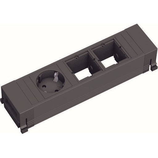 Bachmann - Mehrfachsteckdose Power-Frame-Einsatz 916.061 1xSchutzk. 2xABD