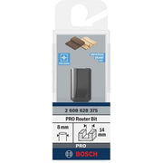 Bosch - Fräser PRO Nutfräser, 2608628375 zweischneidig 14 x L