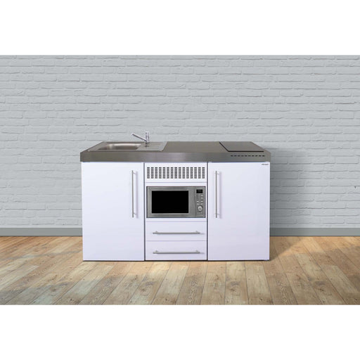 Stengel - Mini-Küche Miniküche Premiumline MPM160KSMWIKFliBr2Sn weiß