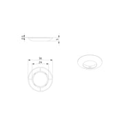 BEG Brück Electronic - Zubehör/Ersatzteile für Bewegungsmelder Abdeckring 92235 anthrazit