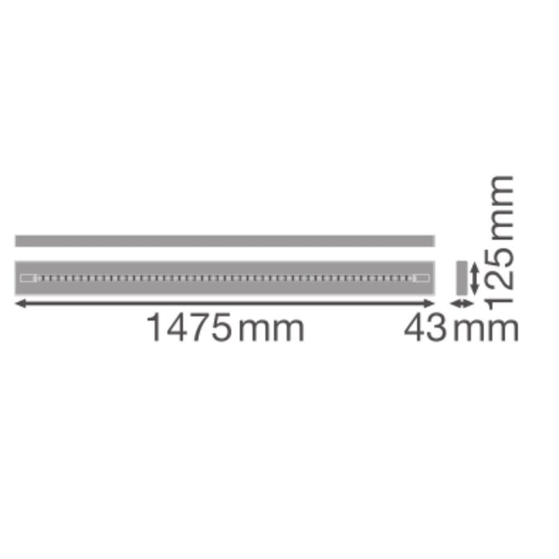 Ledvance - Pendelleuchte LED-Anbauleuchte LNI.D1,5P52W930DELW 930, DALI, weiß