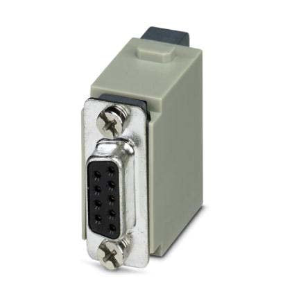 Phoenix Contact - Kontakteinsatz für Rechtecksteckverbinder Kontakteinsatzmodul HC-M-DSUB-09/2-CT-M