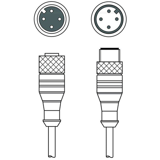 Leuze - Konfektioniertes Sensor-Aktor-Kabel Verbindungsleitung KDS UM124AM124AP1300