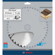 Bosch - Kreissägeblatt PRO Wood Kreissägeblatt, 2608640622 210 x 2,8 x 30 mm