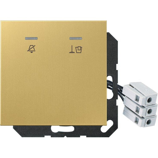 Jung - Abdeckung/Bedienelement für Installationsschalterprogramme Hotelabdeckung ME CU KO5 M 230 C mit LED-Einheit 230V