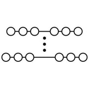 Phoenix Contact - Durchgangs-Reihenklemme Rangierwabe PTMC 1,5/80-3 − 6 Stück
