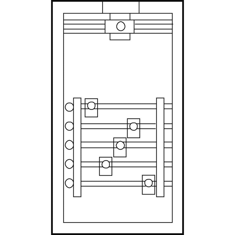 ABN - Anschlussschrank Anschlußgehäuse GAG137N kompl.SAS 5x355A