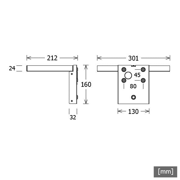 LTS Licht&Leuchten - Decken-/Wandleuchte LED-Wandleuchte LUZW31105.840.ASDAws 840, DALI, ws