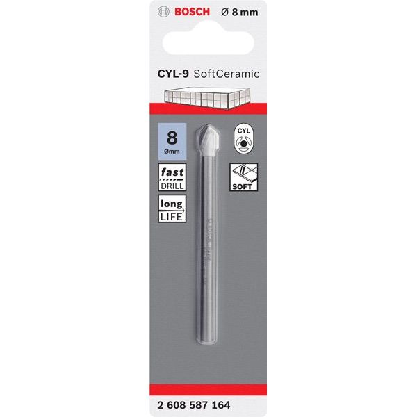 Bosch - Bohrer Fliesenbohrer CYL-9 2608587164 Ceramic, 8 x 80 mm − 5 Stück