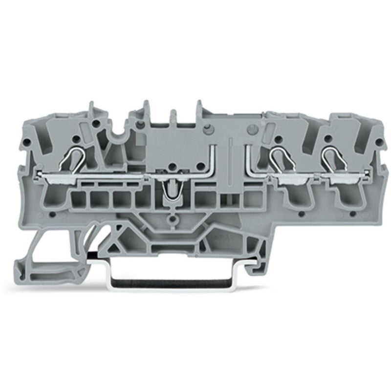 WAGO - Durchgangs-Reihenklemme 3-Leiter-Durchgangsklemme 2002-1701 2,5mm² grau − 50 Stück