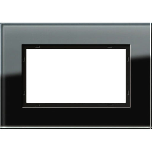 Gira - Abdeckrahmen 1 2fach 100105 Glas sw