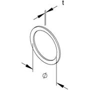 HKL - Dichtring, flach Druckring 948/21 Pg21 − 200 Stück