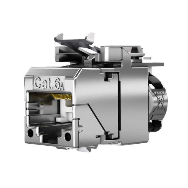 Telegärtner - Modularer Steckverbinder AMJ-SL Modul 100023208 Cat.6A, T568B − 12 Stück