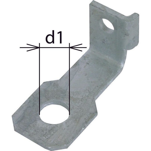 DEHN - Zubehör/Ersatzteile für Überspannungsschutz Informations-/MSR-Technik Anschlussbügel AB EXFS IF1 W 18 D=18mm f.M16 abgewin