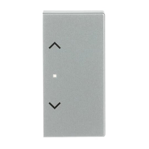 Busch-Jaeger - Bussystem-Tastwippe Wippe 2-f L/R Sym.Jalousie 6232-20-83 alusilber