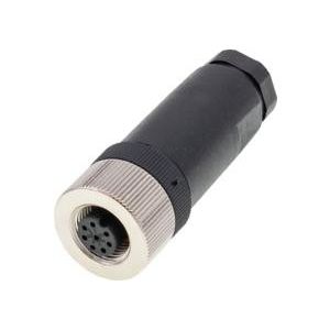 Ipf Electronic - Rundsteckverbinder, feldkonfektionierbar (Industriesteckverbinder) Kabeldose, gerade, VK00302D Selbstkonfektionierb