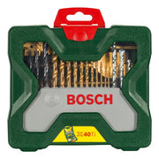 Bosch - Bohrer-Set X-Line TiN-beschichtetes 2607019600 Set, 40-tlg