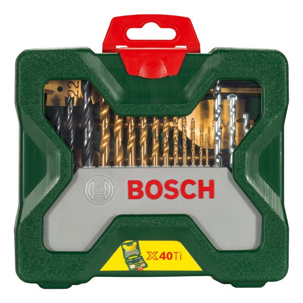 Bosch - Bohrer-Set X-Line TiN-beschichtetes 2607019600 Set, 40-tlg