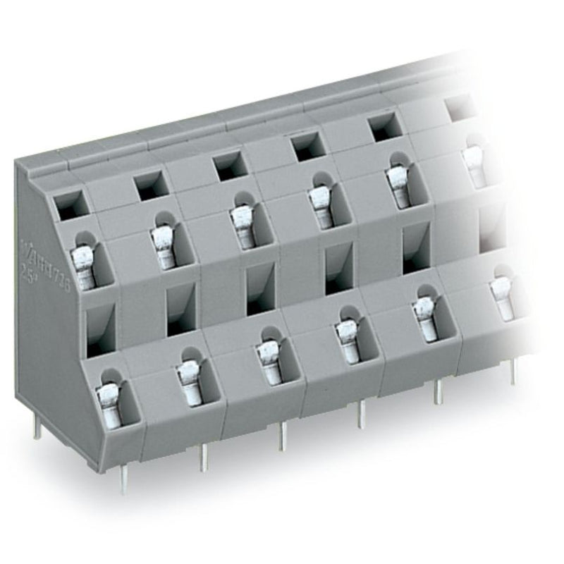 WAGO - Leiterplattenklemme DoppelstockLeiterplattenk. 736-754 2,5mm² − 49 Stück