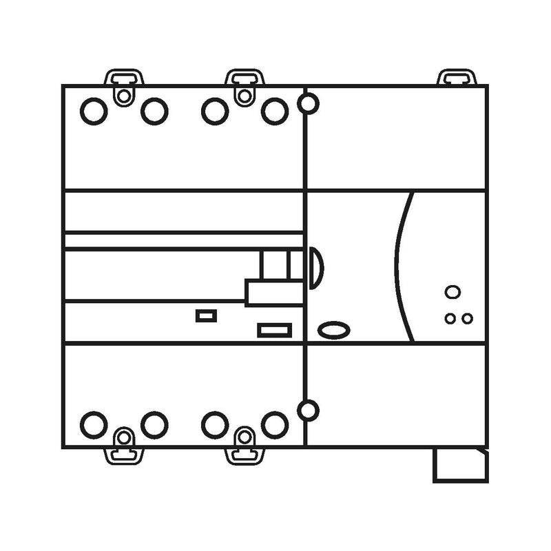 Doepke - Fehlerstrom-Schutzschalter mit Zusatzeinrichtung Fehlerstromschutzschalter DRCCB5 STR063-4/0,3A Selftest Restart