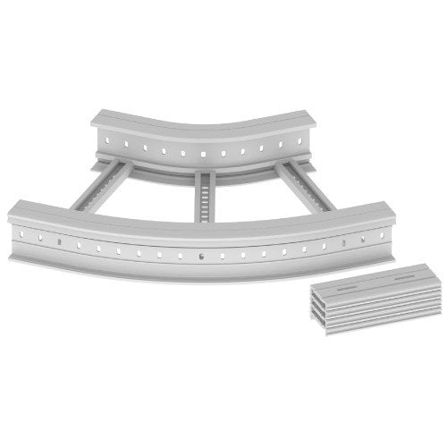 Unex - Bogen für Kabelleiter Flachbogen 45 Grad 67636-04 135x600 R300 U23X