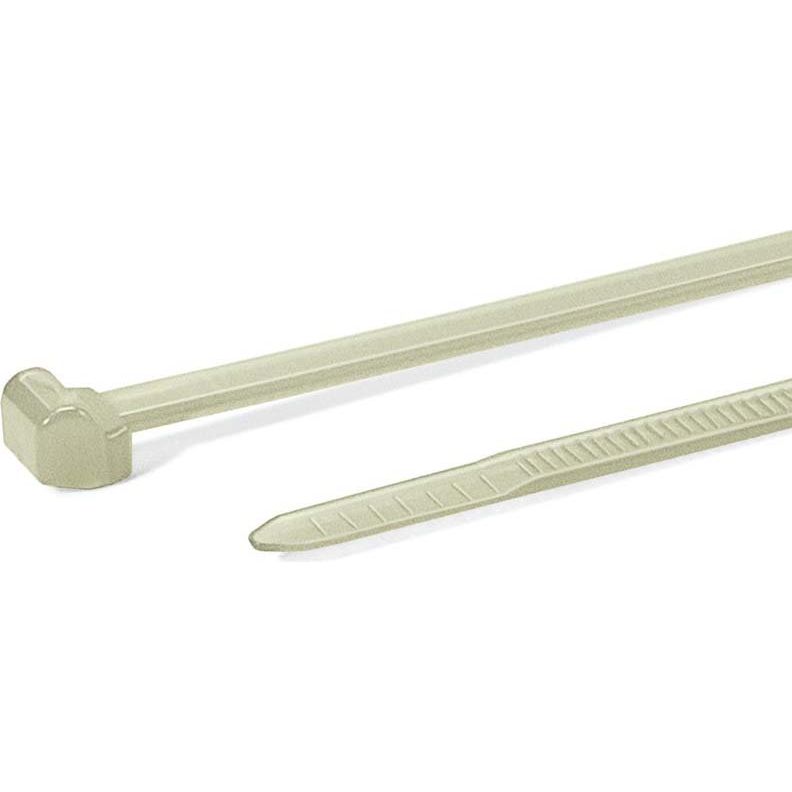 HellermannTyton - Kabelbinder T50ROS PA66V0 WH 100 200x4,6mm − 100 Stück