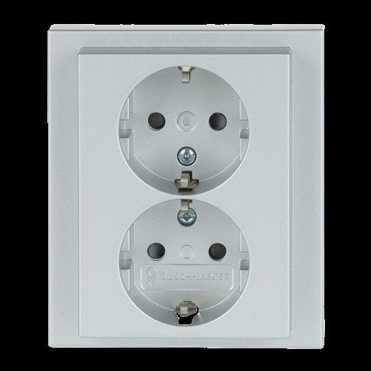 Busch-Jaeger - Steckdose SCHUKO-Doppelsteckdose 202 EUJB-83