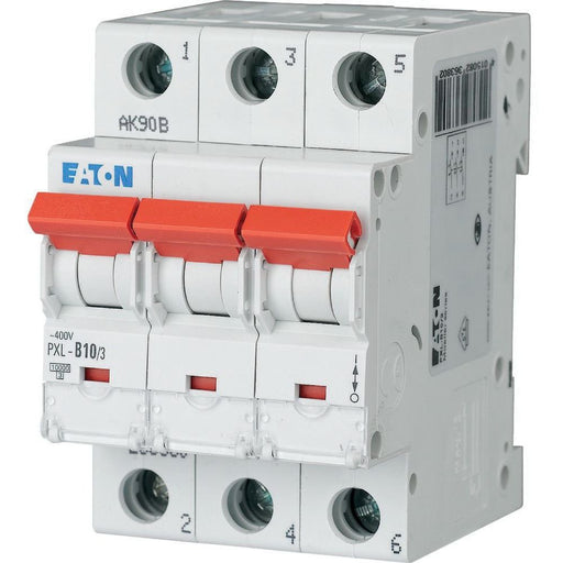 Eaton - Leitungsschutzschalter LS-Schalter m.Beschrift. PXL-C10/3 C 10A, 3p