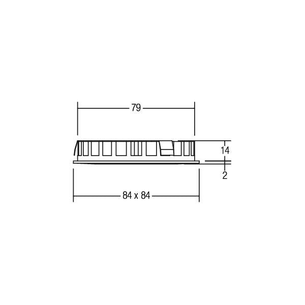 Brumberg Leuchten - Downlight/Strahler/Flutlicht LED-Einbauleuchte 12V DC 12130023 3000K, chrom