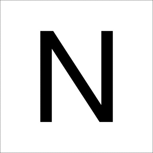 RZB - Beschriftung Buchstaben/Zahlen Buchstabe "N" 99222.013.N 100mm