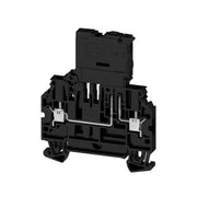 Weidmüller - Sicherungs-Reihenklemme Klemme W2C 4 FS BK Schraubanschluss − 50 Stück