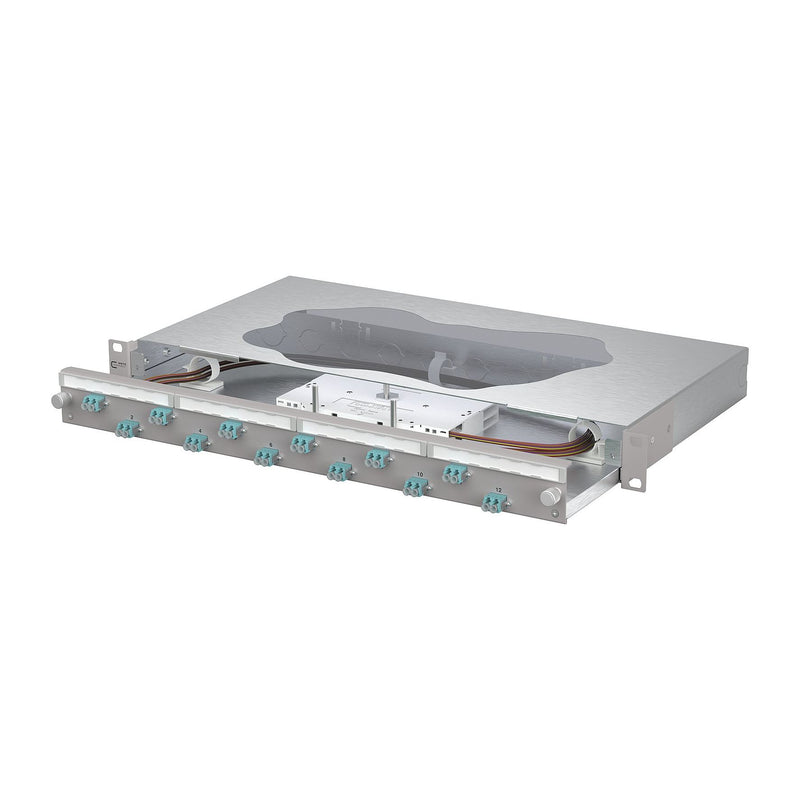Metz Connect - Patchpanel LWL Patchfeld splice 1504657712-F 12xLC-D OM3