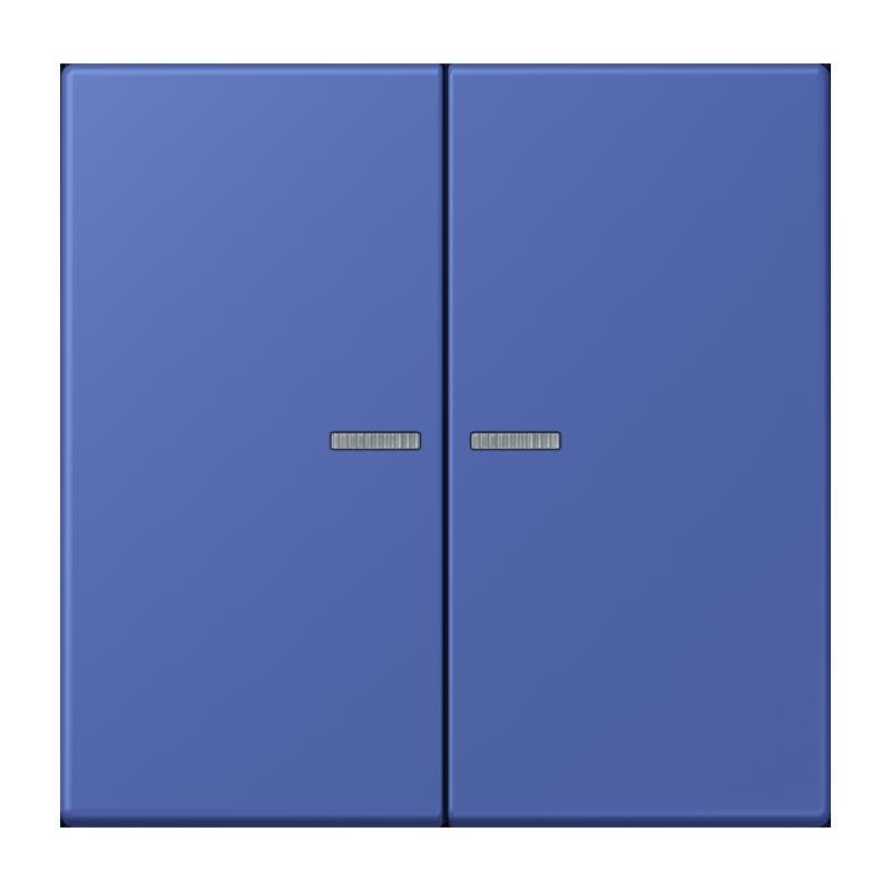 Jung - Abdeckung/Bedienelement für Installationsschalterprogramme Wippe mit Lichtleiter LC 102 KO5 206 bleu outremer 31