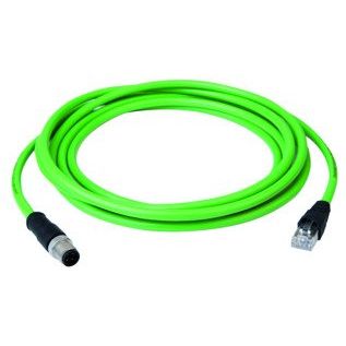 Telegärtner - Konfektionierte Leitung für steckbare Gebäudeinstallation STX M12x1-RJ45 VL 100017290 D-kod. Cat.5