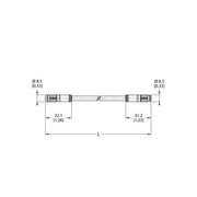 Turck - Konfektioniertes Sensor-Aktor-Kabel Aktuator- u. Sensorleitung PKG4.5S4PSG4.5S/TEL PVC