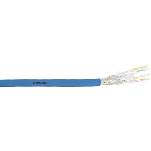Acome - Daten- und Kommunikationskabel Acome1007 Kat.7 blau R8146Q-Cca-T1000 4P S/FTP AWG23 − 1000 Meter