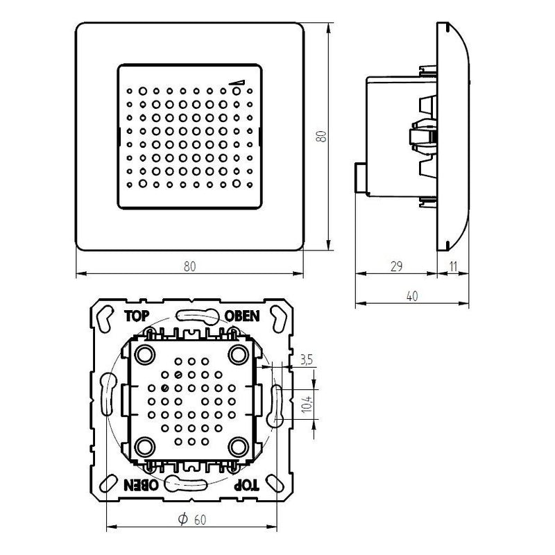 Grothe - Summer Unterputz Summer UP-SU 230ws 230V AC