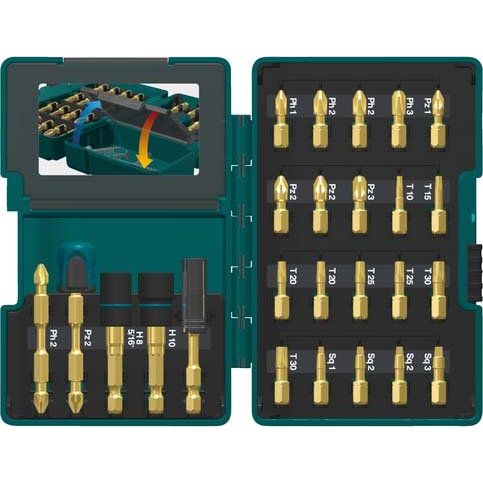 Makita - Bit Bitset B-49921 Torsion, 26-teilig