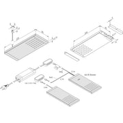 Hera - Decken-/Wandleuchte 2er-Set LED-Unterb.leuchte 61055120208 ww eds m.IR-Sch