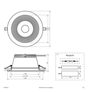 EVN Lichttechnik - Downlight/Strahler/Flutlicht LED-Downlight ED54350125 DALI
